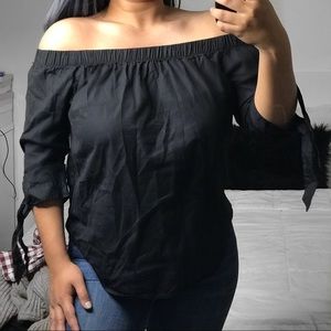 Off the shoulder blouse